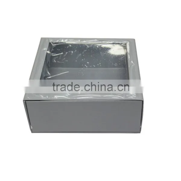 Top Quality Clear PVC Window Paper Gift Box With Magnet Closure Quality Choice photo-5