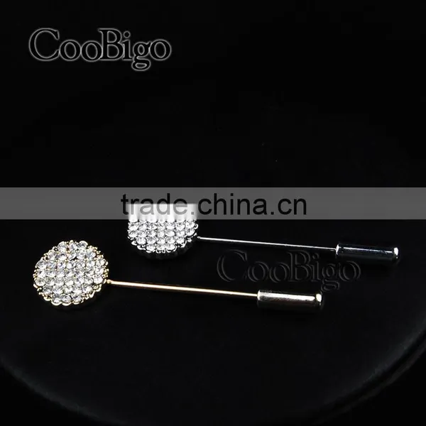 Fashion Jewelry 2 Colors Pin Brooch MC STONE Women Unisex Wedding Party Gift Apparel Dress Jacket Promotion Accessories photo-3