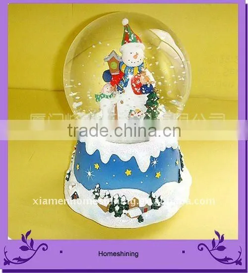 Festival Musical Snowman Waterglobe