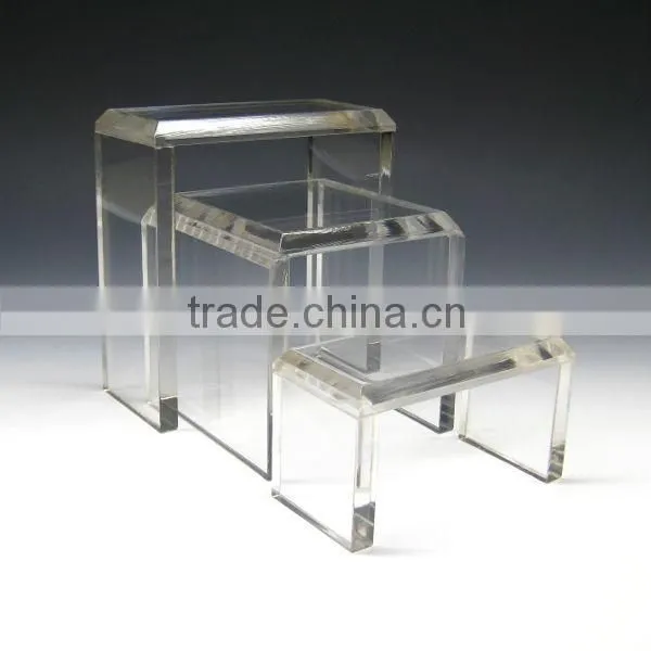 2016 White Acrylic Riser Display Fixtures, Plexiglass Display Riser photo-4
