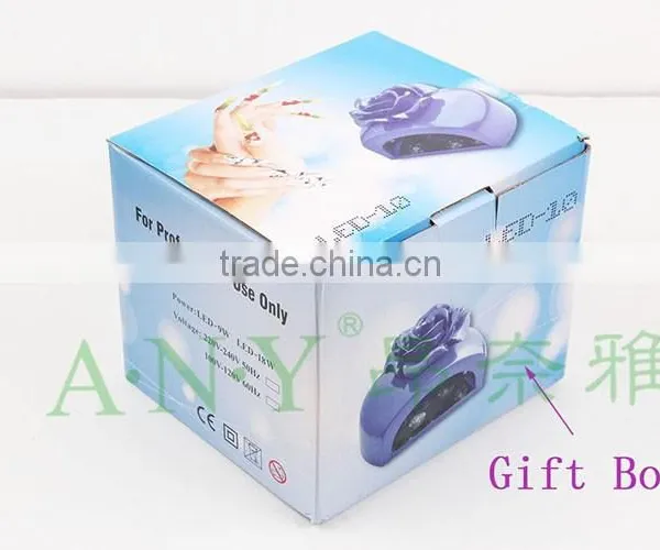 Professional Electric Nail Dryer Table Led Lamp Nail Gel Polish 9W photo-4