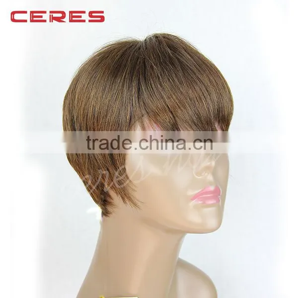 Lady's Fashion Heat Resistant Synthetic Wigs Wholesale New Popular Style Female Elegant Wigs Wavy Synthetic Wig Cap photo-6