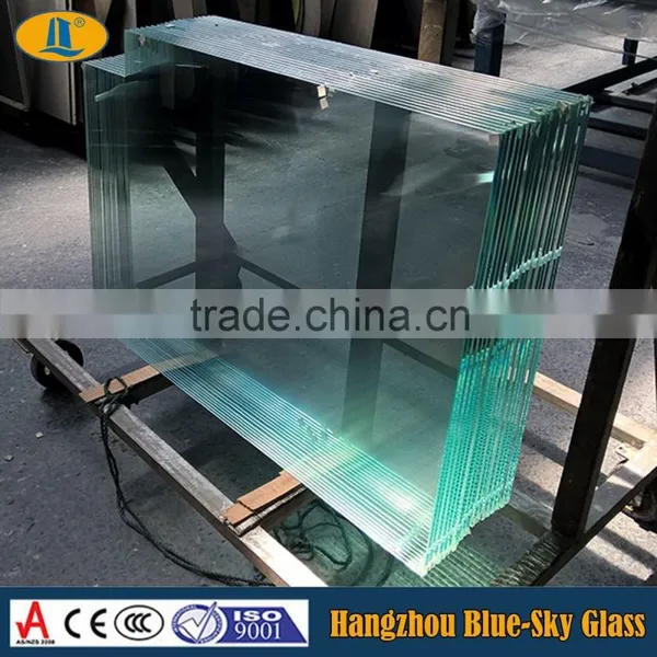 LT 8mm 10mm 12mm Clear Toughened Glass for Fence Panels photo-2