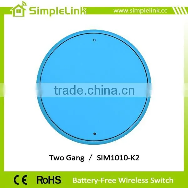 Self Powered 2 Gang Wireless Remote Control Switch With Flexible Paring photo-6