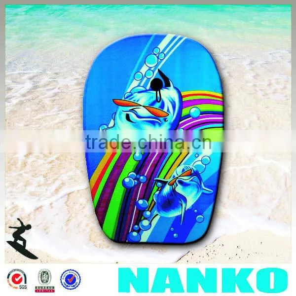 Newest Design Blue Bodyboard Plastic Boogie Board for Kids