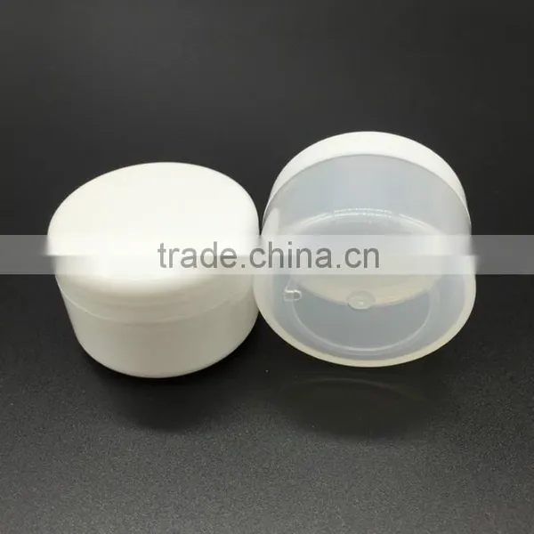 China Wholesale 15g White Recycled Empty Cylinder Plastic pp Cosmetic Jars photo-3