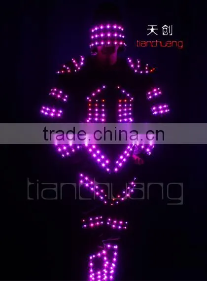 Wireless DMX512 Programmable LED Light Street Dance Clothes photo-5