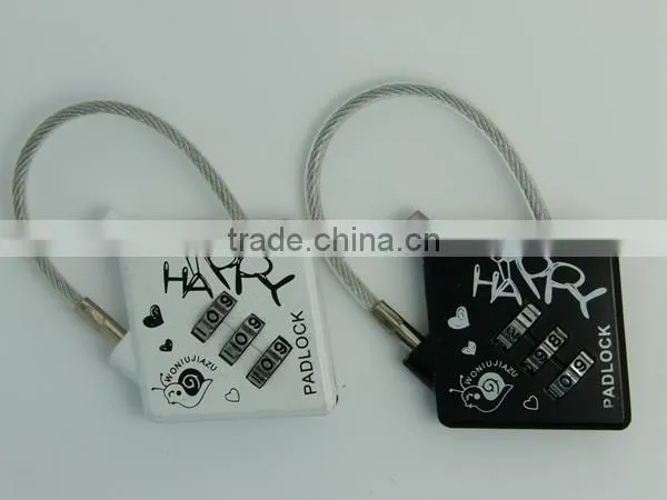 New 3 Dial Digit Combination Suitcase Luggage Metal Code Password Lock Padlock