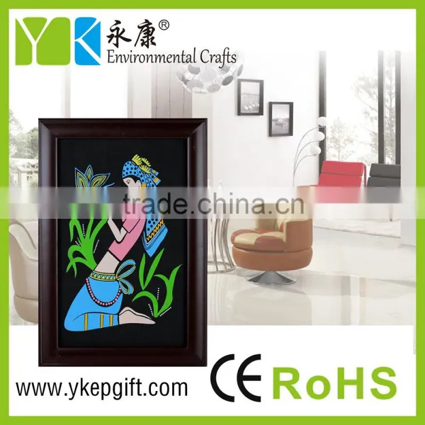 Manmade Beautiful Yong Girl Picture Frame for Decoration photo-5