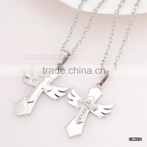 Sun And Moon Silver Plated Couple Necklace For Valentine's Gift photo-6