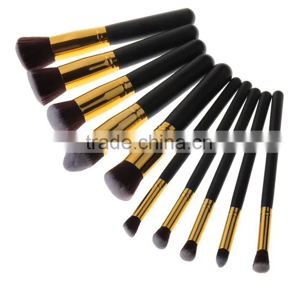 Professional Makeup Brushes Set Premium Cosmetics Synthetic Kabuki 10pcs Quality Choice photo-4