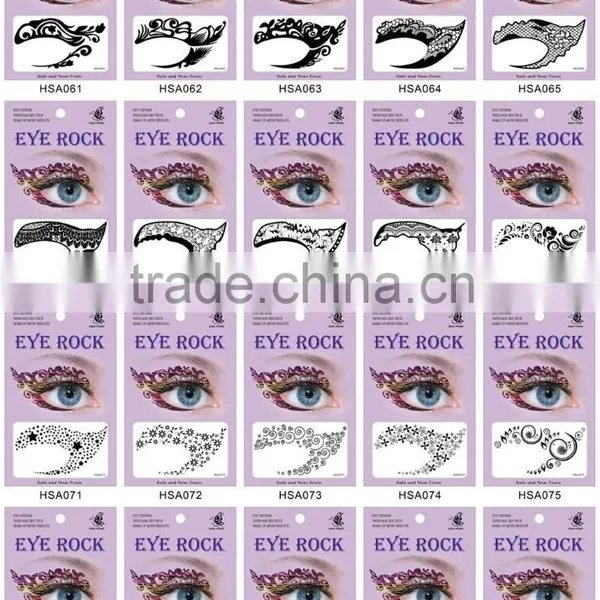 2016 Hot Sale Eco-friendly High Quality Fashion Best Eye Black Stickers