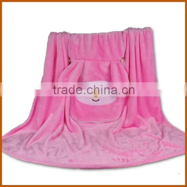 Promotion Gift Comfortable Fleece Pillow Blanket photo-3