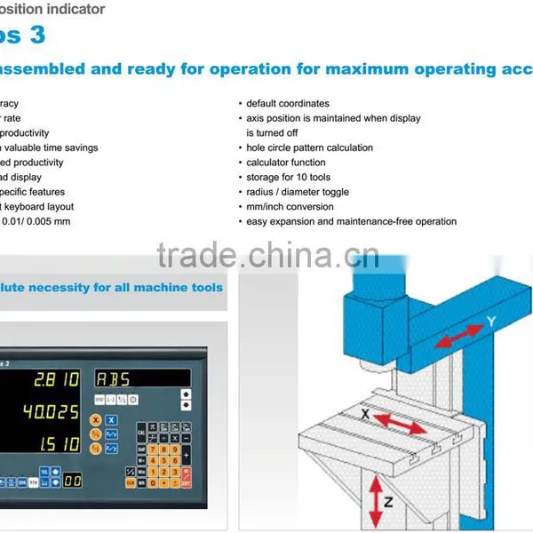 Universal Milling Machine VHF3 With More Travels and Infinitely Variable Speed photo-4