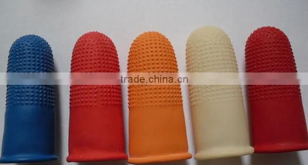 Anti-slip Unrolled Sulphur-free Rubber Finger Stall photo-2