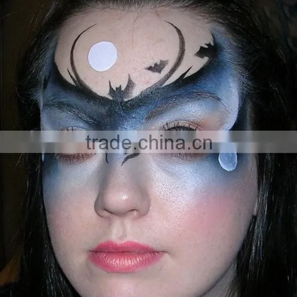 Custom Princess Makeup Face Mask Stickers Full Face Tattoo Sticker Makeup Face Painting Factory photo-3