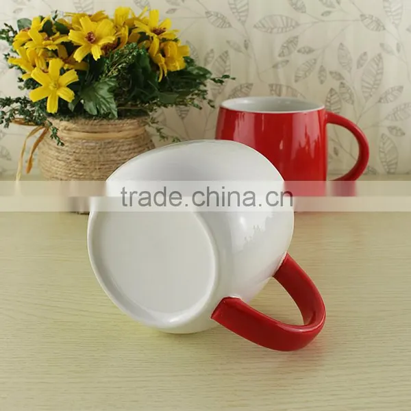Hot Sales Red and White Couple Creamic Mug photo-4