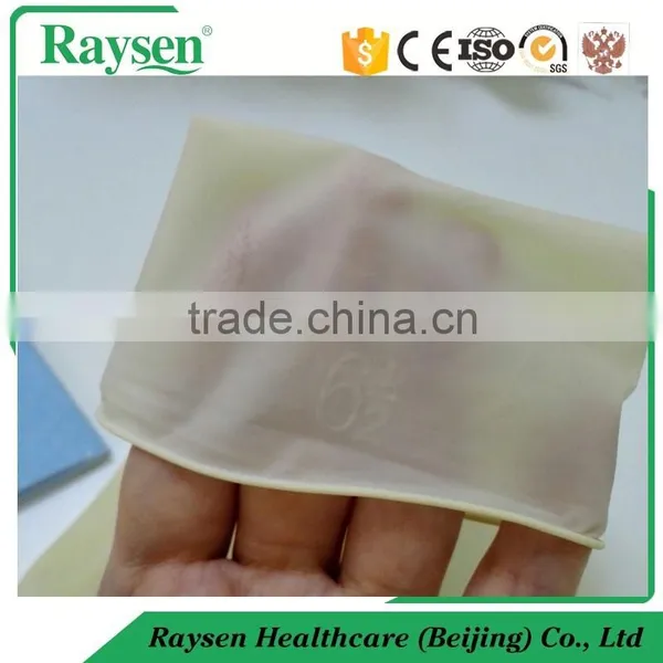 Sterile Surgical Latex Gloves for Surgery With Russian Registration Certificate photo-3