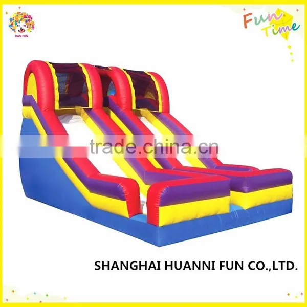 Outdoor Central Park Sports Commercial 10x6m Kids PVC Inflatable Water Slide With Pool Price photo-2