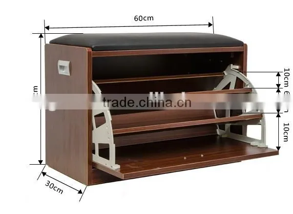 Best Price Wooden Shoe Cabinet/shoe Rack photo-2