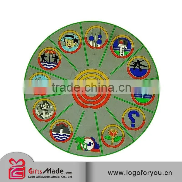 Perfect High Quality 4 Color Custom Printed Cmyk Photo Print Soft Pvc Rubber Beer Coaster photo-4