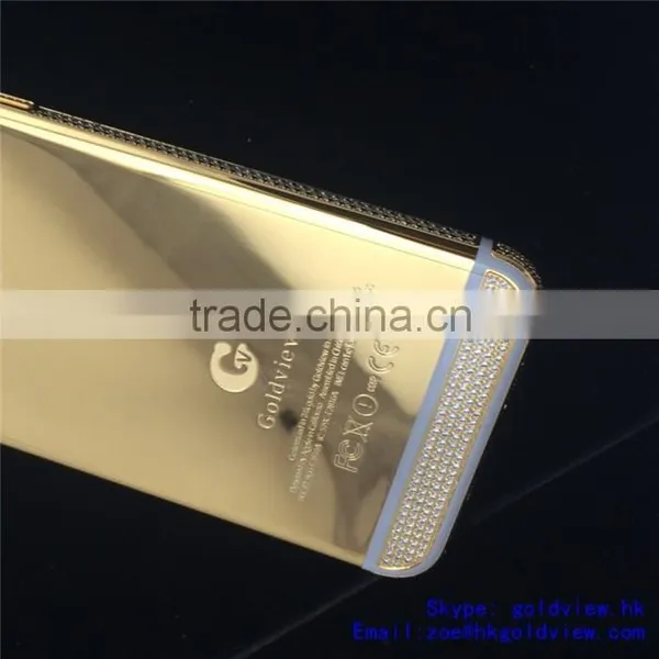 Luxury Housing for Iphone 6 24k Shiny Gold Edition(mirror Gold Housing) photo-3