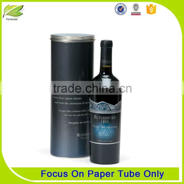 China Wholesale New Design Paper Wine Cylinder Tubes photo-4