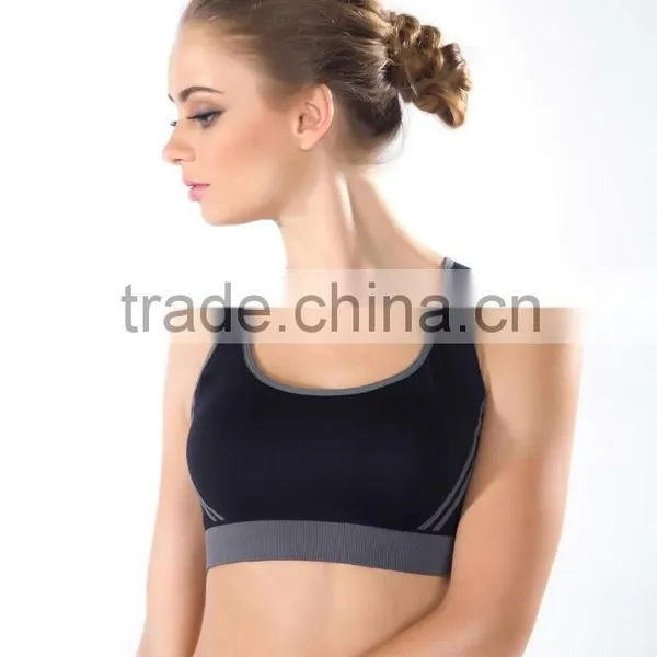 Seamless Padded Ladies Sports Bra,mature Lady Sexy Bra Underwear,Sport Underwear M1226 photo-6