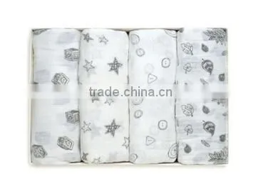 4-in-1 Bamboo Muslin Receiving Blankets photo-2