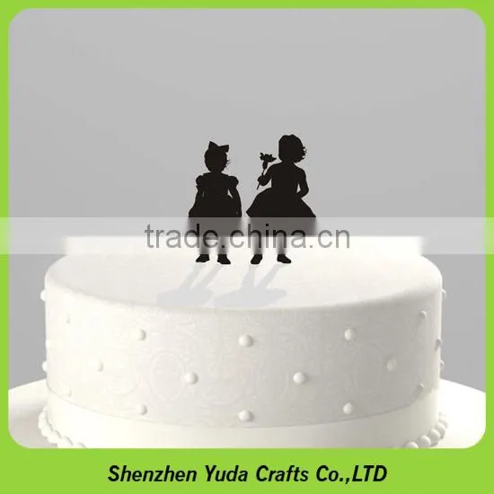 Personalized Lucite Cake Topper Figurine, Children Acrylic Cake Toppers Wholesale