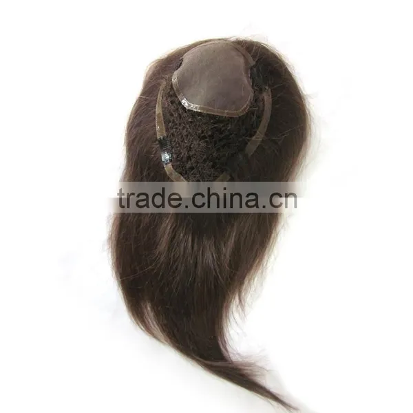 Factory Price Human Virgin Hair Fish Net Toupee photo-4