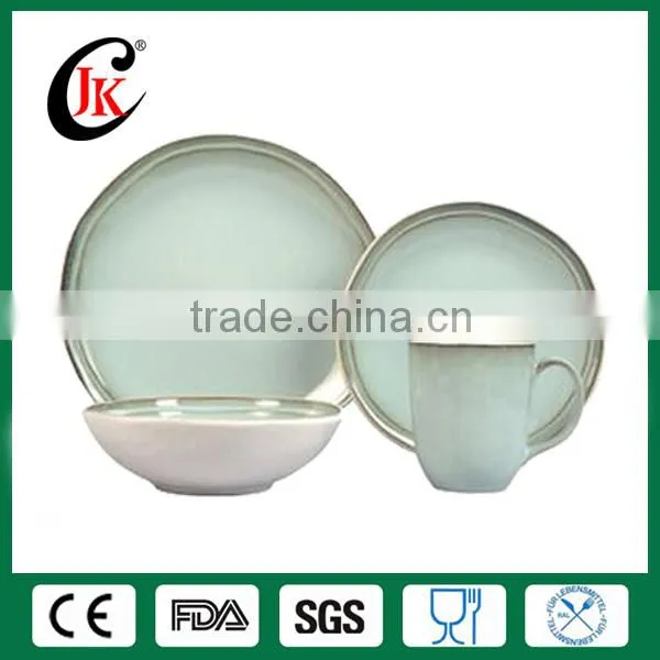 2014 Hot Sale Hand Painted Porcelain Party Tableware of 4 Pieces