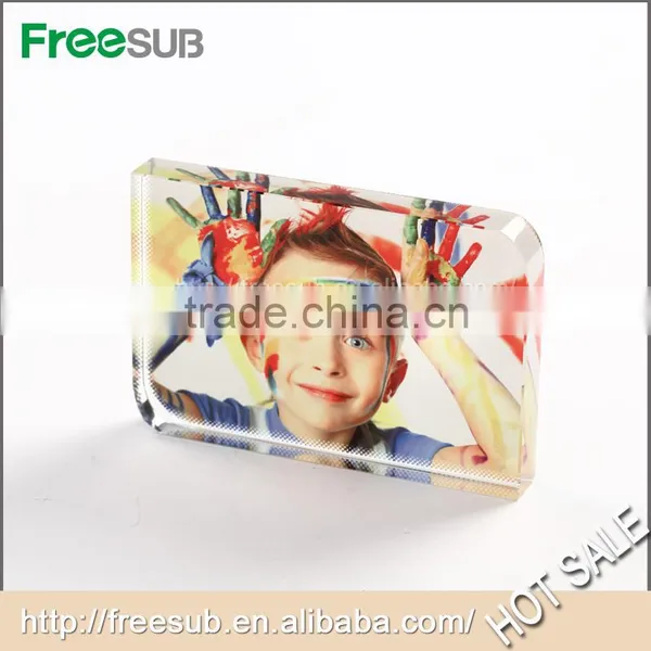 Hotsale L150*H100*W20mm Smooth Angle Square Blank Sublimation 3d Photo Crystal photo-3