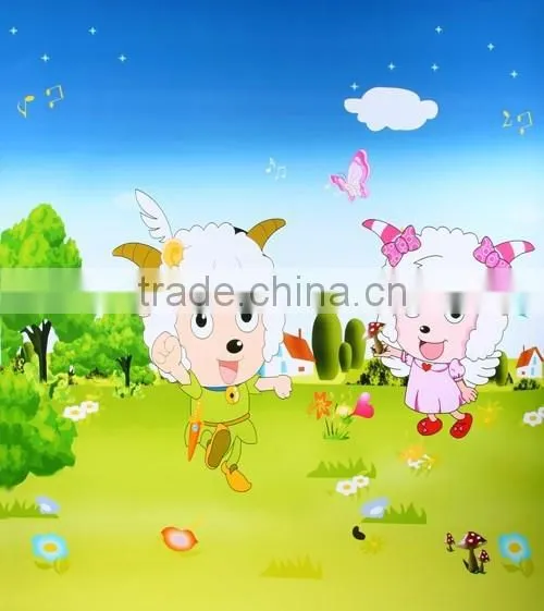2015 Vinly Cartoon Wallcovering for Kids/decorative Mural Wallpaper for Kids Room photo-4