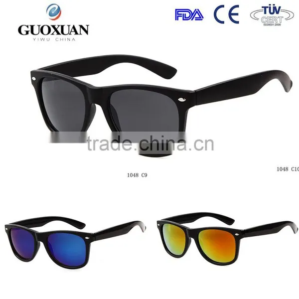 Mirror Lens Promotional Stocked Wholesale Sunglasses Custom Sunglasees