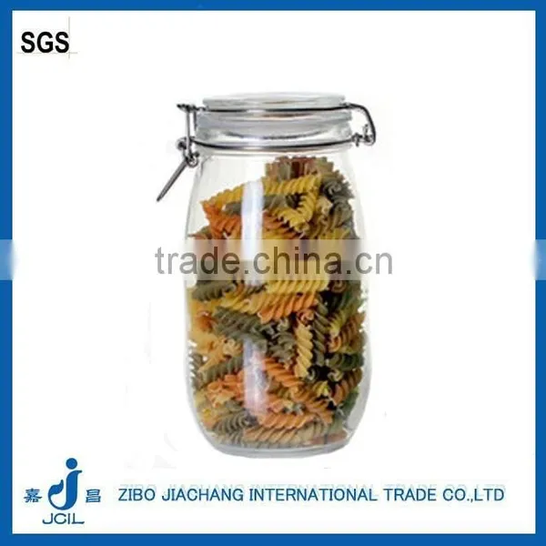 500ml, 700ml, 1L Ball Shape Glass Jar With Clip Glass Lid Canister photo-2