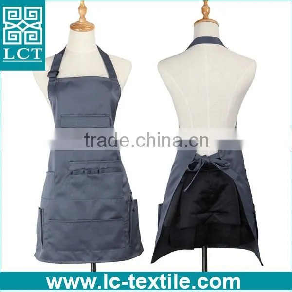 China Factory Wholesale Hot Customized Hair Salon Aprons Wth Tool Pockets photo-6