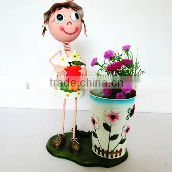 Outdoor Decor Metal Flower Pots photo-4