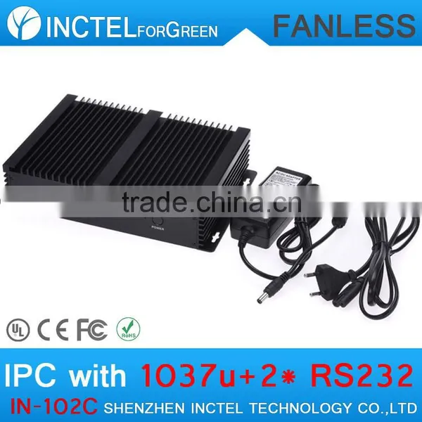OEM Fanless Mini PC With 2*COM 4*USB 3.0 Intel Celeron 1037u Pocessor photo-4