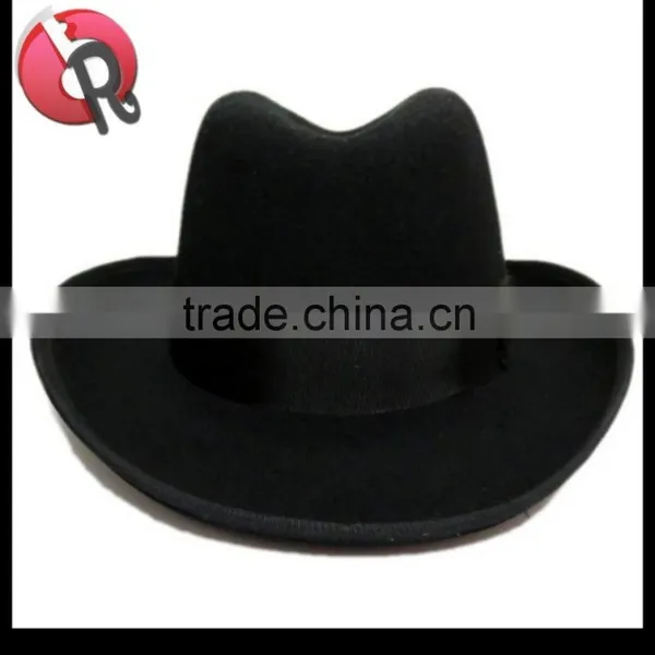 Australia Wool Felt Gangster Fedora Hat photo-4