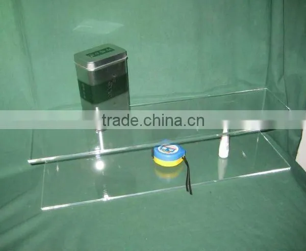 wall mounted acrylic bathroom shelf