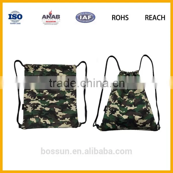 Promotional Custom Printed String Bag Sport Drawstring Bag for GYM photo-6