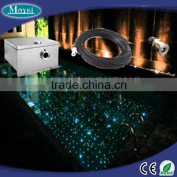 Multi Color Star Swimming Pool Pond Light With End Emitting Fiber and 5 DMX Channel Controller Driver photo-5