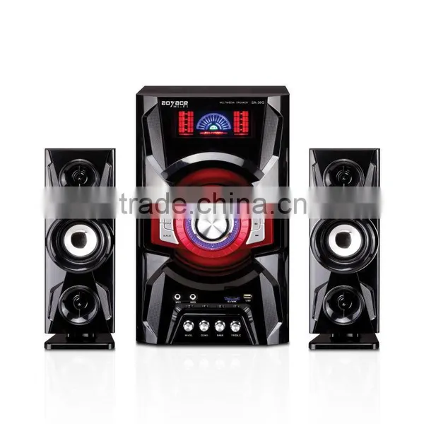 Multimedia Woofer Tweeter Speaker With Usb,sd and Remote