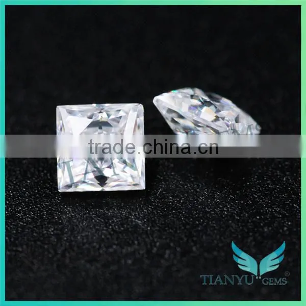 Cheap Moissanite D E F Color Eye Clean Vvs Moissanite Princess Cut Loose Diamonds photo-6