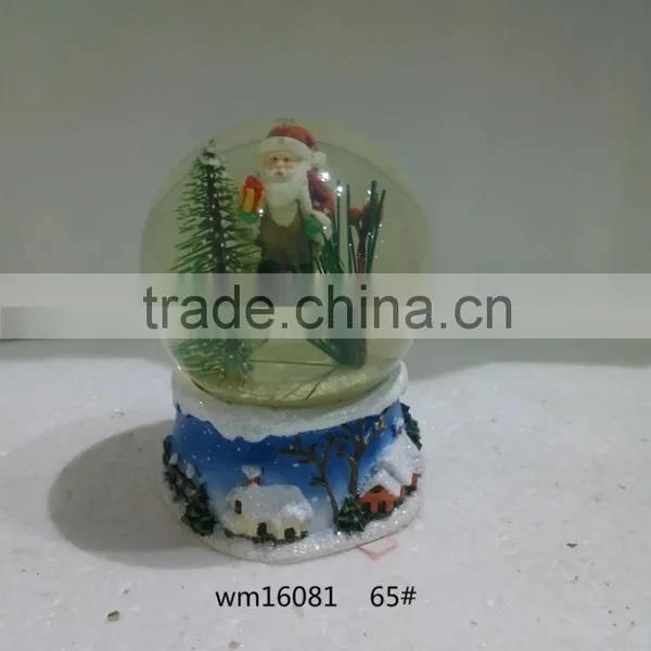 2016 Hot Sales Christmas Snow Globe Water Ball With LED Light photo-2
