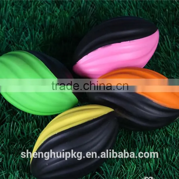 Promotional Toy Gifts PU Stress Ball Anti Stress PU Ball Set/spiral Rugby Stress Ball