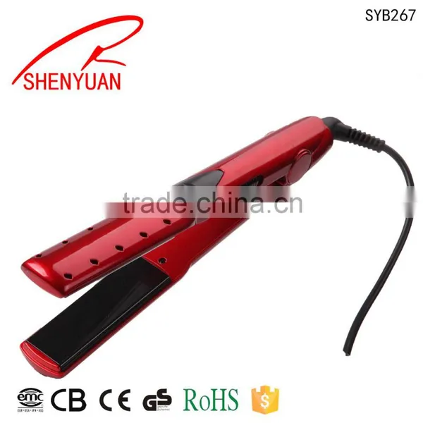 Mini Hair Straightener Heat up to 450F OEM Customized Style With LED Indicator Light photo-4