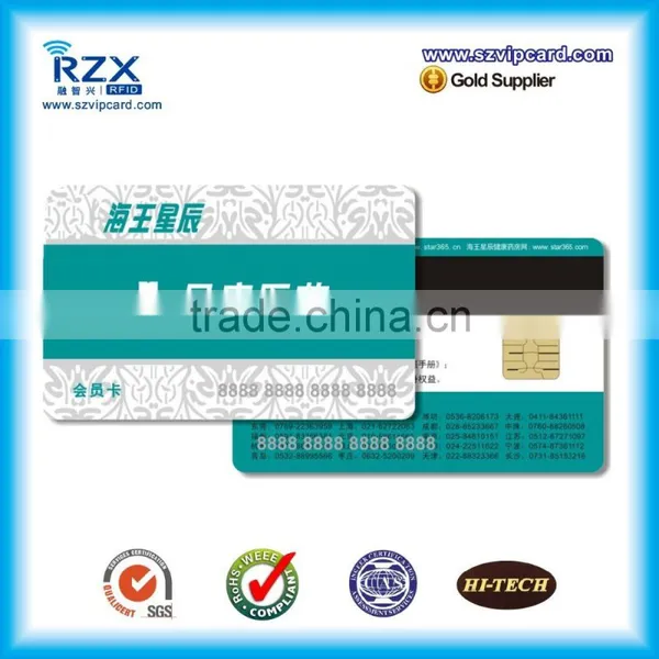 Full CMYK Printing Plastic Smart Pvc Card With FM4442/ FM4428 Chip photo-6