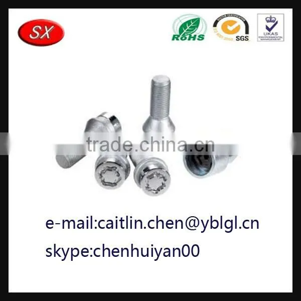 Double Guarantee Type Anti Theft Anti Tamper Security License Plate Metal Screws photo-5